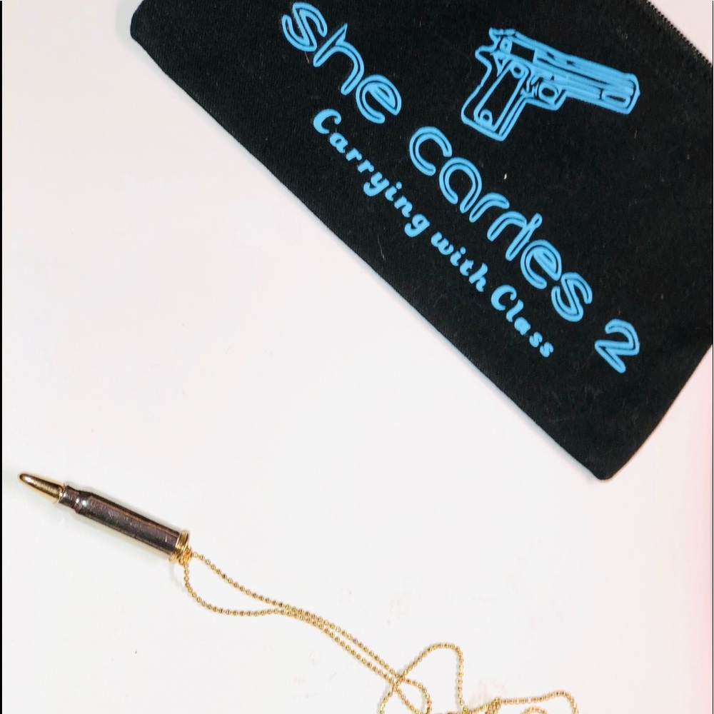 She Carries 2:  Lucky Bullet Necklace